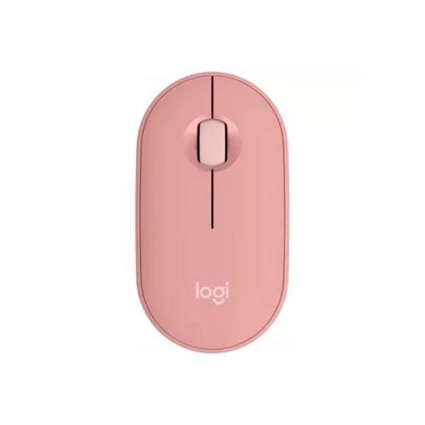 MOUSE LOGITECH PEBBLE 2 M350S INALÁMBRICO BLUETOOTH / USB 4000 DPI 910-007048 ROSADO