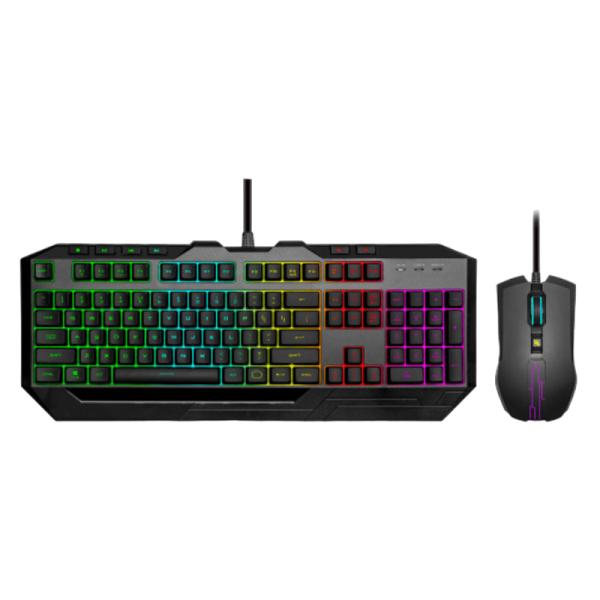 TECLADO Y MOUSE GAMING RGB COOLER MASTER DEVASTATOR 3 MECÁNICO ALÁMBRICO USB SGB-3000-KKMF4-LS NEGRO
