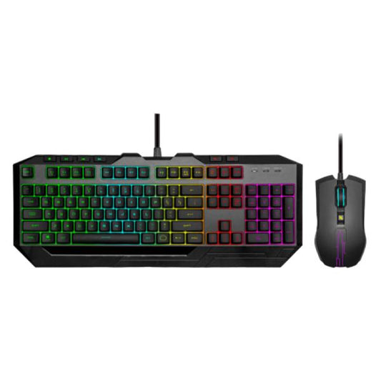 TECLADO Y MOUSE GAMING RGB COOLER MASTER DEVASTATOR 3 MECÁNICO ALÁMBRICO USB SGB-3000-KKMF4-LS NEGRO