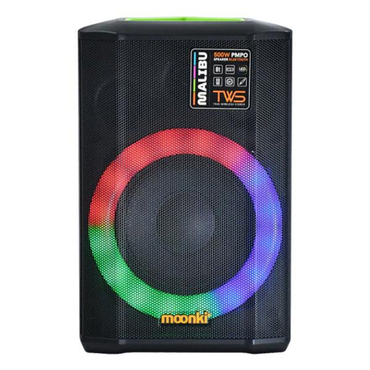 PARLANTE RGB MOONKI MALIBU 18W BLUETOOTH MS-R105BLT-GRN NEGRO / VERDE