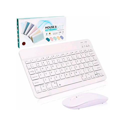 SET TECLADO MOUSE INALAMBRICO BLANCO