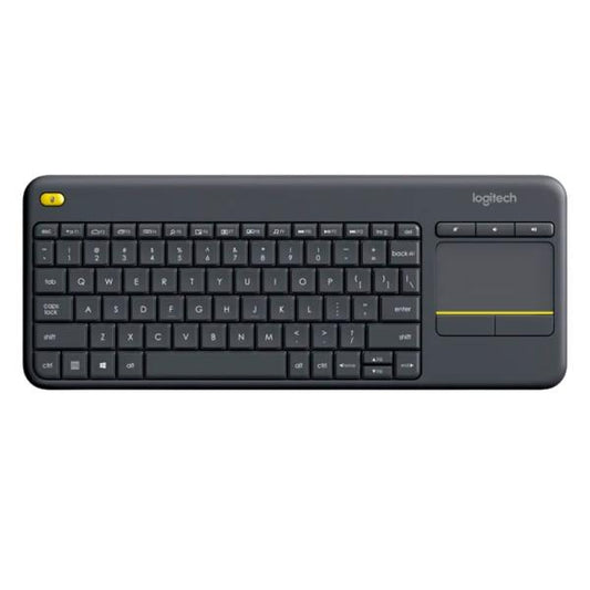 TECLADO LOGITECH K400 PLUS MEMBRANA INALÁMBRICO BLUETOOTH ESPAÑOL CON TOUCHPAD INTEGRADO 920-007123 NEGRO