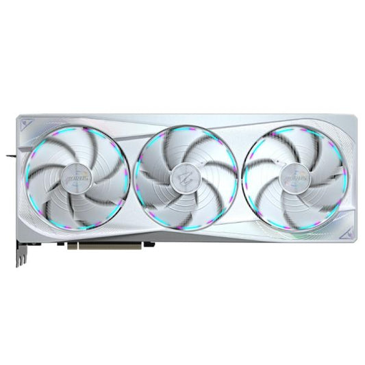 TARJETA DE VIDEO GIGABYTE GEFORCE RTX 5080 MASTER ICE 16G GDDR7 2617 MHZ GV-N5080AORUSM ICE-16GD BLANCO
