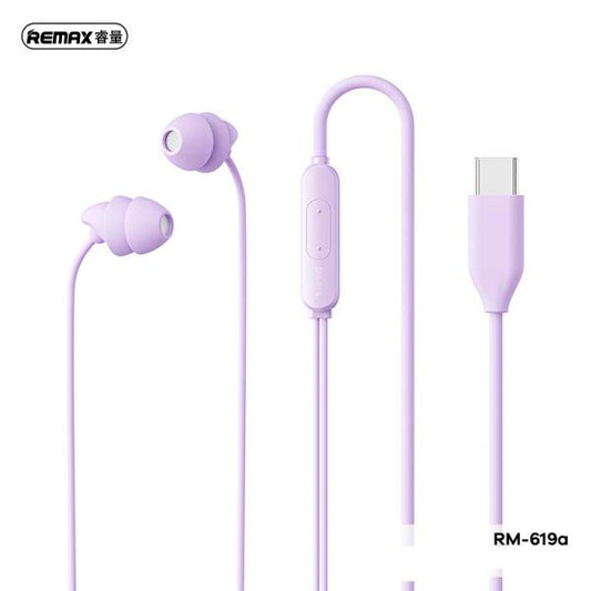 AUDIFONOS MANOS LIBRES RM-619 SERIE SLEEP REMAX MORADO