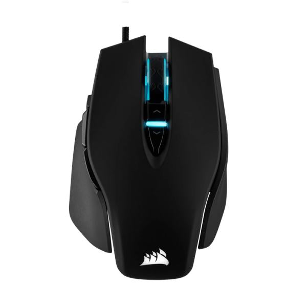 MOUSE GAMING RGB CORSAIR M65 ELITE ALÁMBRICO USB 18000 DPI CH-9309011-NA NEGRO