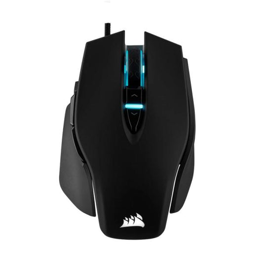 MOUSE GAMING RGB CORSAIR M65 ELITE ALÁMBRICO USB 18000 DPI CH-9309011-NA NEGRO