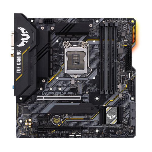 TARJETA MADRE ASUS TUF GAMING B460M-PLUS WIFI LGA1200 MICRO ATX DDR4 NEGRO