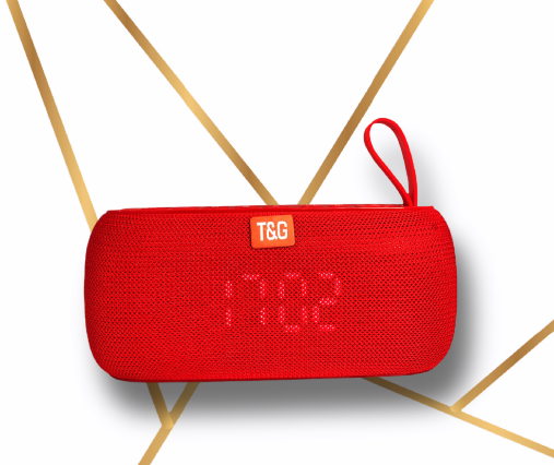 PARLANTE BLUETOOTH TG-177 T&G ROJO
