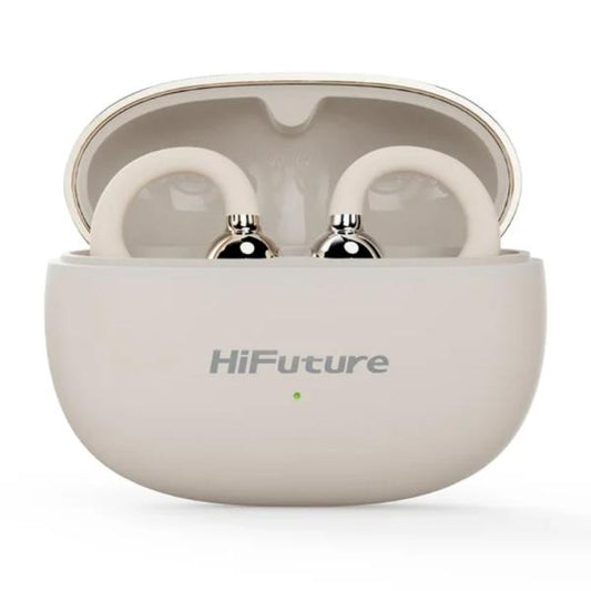 AUDIFONO HIFUTURE FLEXCLIP INALÁMBRICO BLUETOOTH IPX5 CON DISEÑO ERGONÓMICO CHAMPAGNE