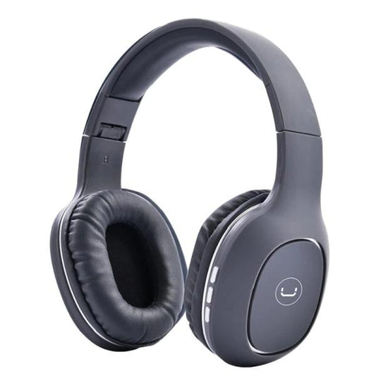 HEADSET RGB UNNO TEKNO OVALA INALÁMBRICO BLUETOOTH 5.0 HS7408GY GRIS