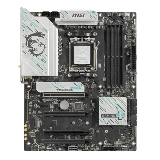 TARJETA MADRE MSI B850 GAMING PLUS WIFI AM5 ATX DDR5 911-7E56-001 NEGRO / BLANCO