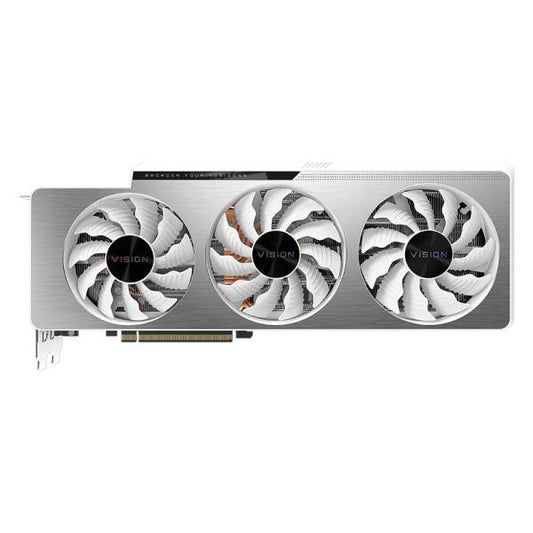 TARJETA DE VIDEO GIGABYTE GEFORCE RTX 3080 VISION OC 10G GDDR6X 1800 MHZ GV-N3080VISION OC-10GD REFURBISHED PLATEADO