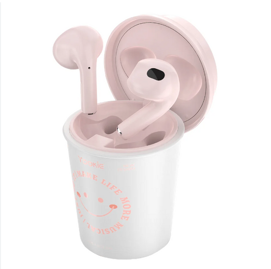 AUDIFONO MANOS LIBRES BLUETOOTH YKS052 YOOKIE ROSADO