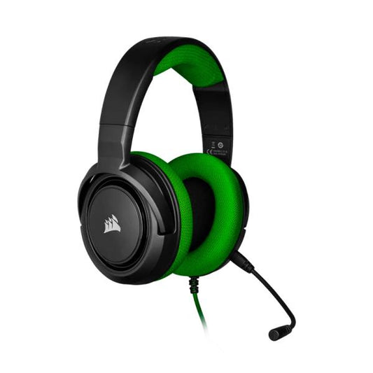 HEADSET GAMING CORSAIR HS35 STEREO ALÁMBRICO 3.5MM  CA-9011197-NA VERDE