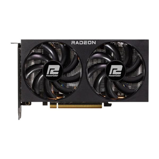 TARJETA DE VIDEO POWERCOLOR FIGHTER RADEON RX 7600 8GB GDDR6 2655 MHZ RX 7600 8G-F NEGRO