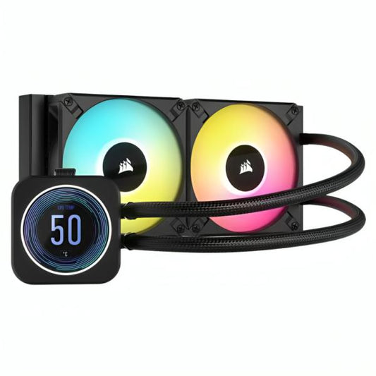 ENFRIAMIENTO LÍQUIDO RGB CORSAIR ICUE H100I ELITE LCD XT CW-9060074-WW/RF NEGRO