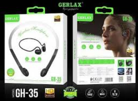 AUDIFONOS MANOS LIBRES BLUETOOTH GH-35 GERLAX NEGRO