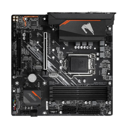 TARJETA MADRE GIGABYTE B460M AORUS ELITE LGA1200 MICRO-ATX DDR4 NEGRO