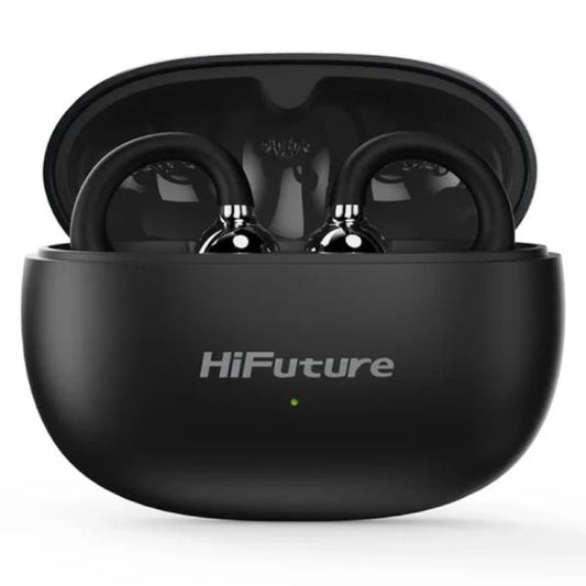 AUDIFONO HIFUTURE FLEXCLIP INALÁMBRICO BLUETOOTH IPX5 CON DISEÑO ERGONÓMICO NEGRO