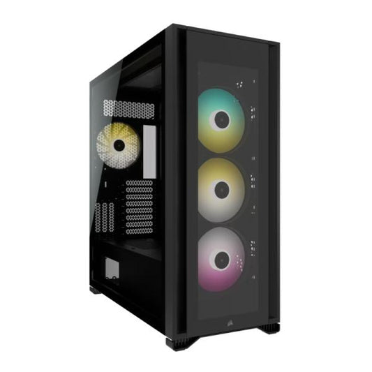 CASE GAMING RGB CORSAIR iCUE 7000X FULL TOWER VENTILADORES 4 DE 140MM CON VIDRIO LATERAL Y FRONTAL CC-9011226-WW NEGRO