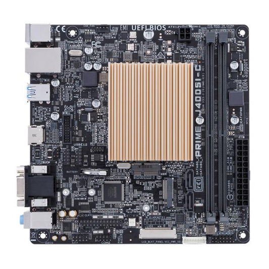 TARJETA MADRE ASUS PRIME J4005I-C MINI-ITX DDR4 CPU INCORPORADO NEGRO / BLANCO