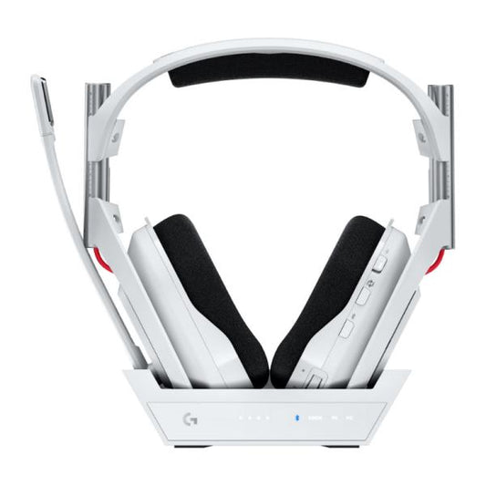 HEADSET GAMING ASTRO A50 GEN 5 INALÁMBRICO + RECEPTOR CON ESTACION BASE COMPATIBLE CON PC, XBOX Y PS 939-002229 BLANCO
