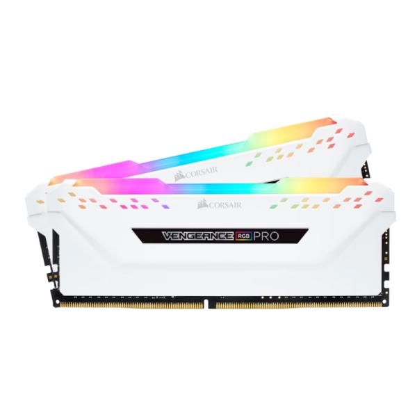 MEMORIA RAM PC 32GB (2 x 16 GB) DDR4 3200MHZ CORSAIR VENGEANCE RGB PRO CMW32GX4M2E3200C16W BLANCO