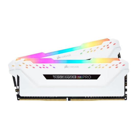 MEMORIA RAM PC 32GB (2 x 16 GB) DDR4 3200MHZ CORSAIR VENGEANCE RGB PRO CMW32GX4M2E3200C16W BLANCO
