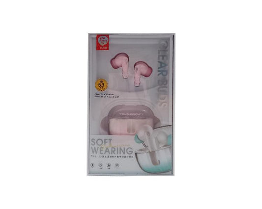 AUDIFONOS MANOS LIBRES BLUETOOTH TWS-20 YOUSHENGKU ROSADO