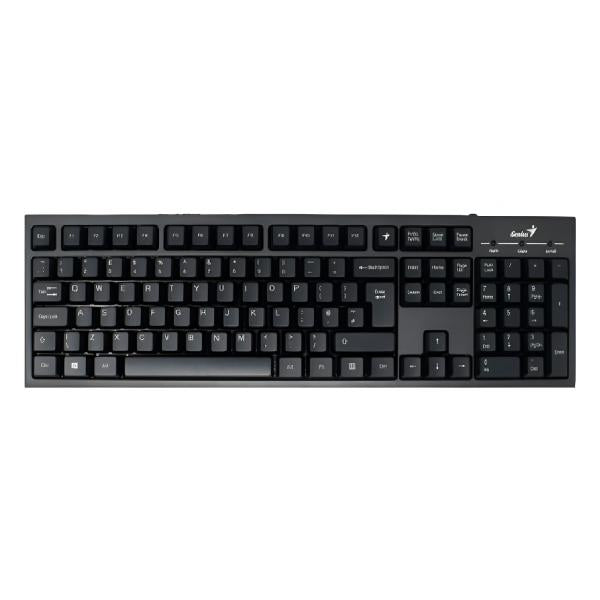 TECLADO GENIUS KB-7100X MEMBRANA ALÁMBRICO USB ESPAÑOL 31320001401 NEGRO