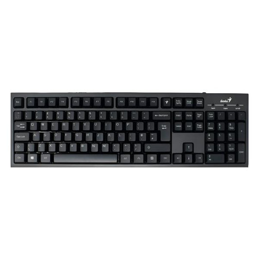 TECLADO GENIUS KB-7100X MEMBRANA ALÁMBRICO USB ESPAÑOL 31320001401 NEGRO