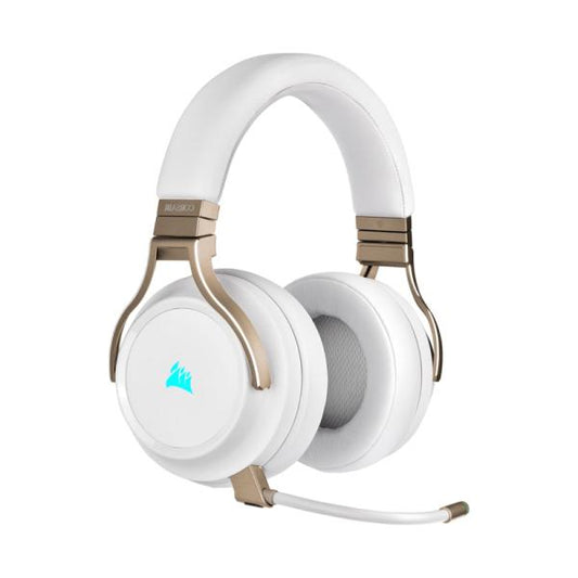 HEADSET GAMING RGB CORSAIR VIRTUOSO INALÁMBRICO USB CA-9011224-NA PERLA