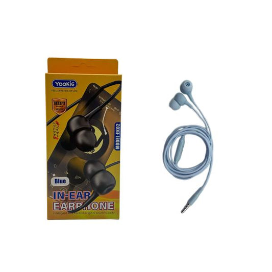 AUDIFONO MANOS LIBRES EK02 YOOKIE AZUL