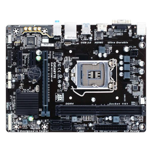 TARJETA MADRE GIGABYTE GA-H110M-H LGA1151 MICRO-ATX DDR4 NEGRO