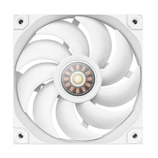 ABANICO DEEPCOOL FT12 WH 120MM PWM DE 4 PINES R-FT12-WHWPN3-G BLANCO