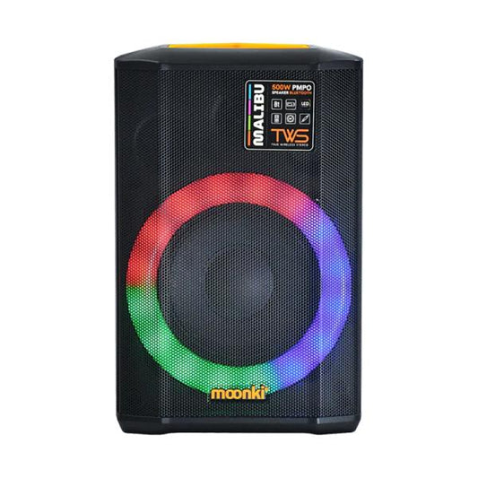 PARLANTE RGB MOONKI MALIBU 18W BLUETOOTH MS-R105BLT-ORG NEGRO / NARANJA