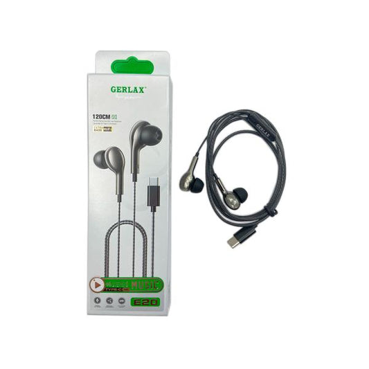 AUDIFONO MANOS LIBRES E20 GERLAX NEGRO