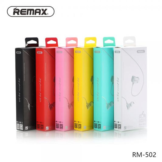 AUDIFONOS MANOS LIBRES RM-502 REMAX AZUL