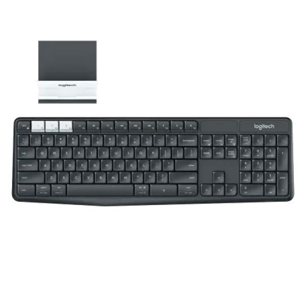 TECLADO LOGITECH K375S MULTI-DEVICE MEMBRANA INALÁMBRICO BLUETOOTH ESPAÑOL 920-008165 NEGRO