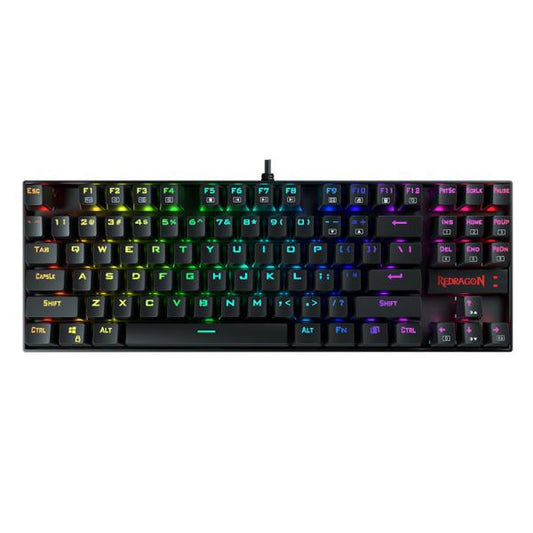 TECLADO GAMING RGB REDRAGON KUMARA K552 TKL MECÁNICO ALÁMBRICO USB ESPAÑOL BLANCO