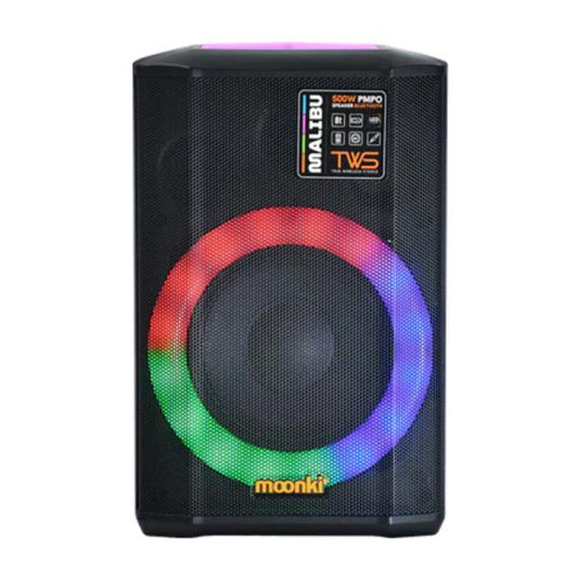 PARLANTE RGB MOONKI MALIBU 18W BLUETOOTH MS-R105BLT-PNK NEGRO / ROSA