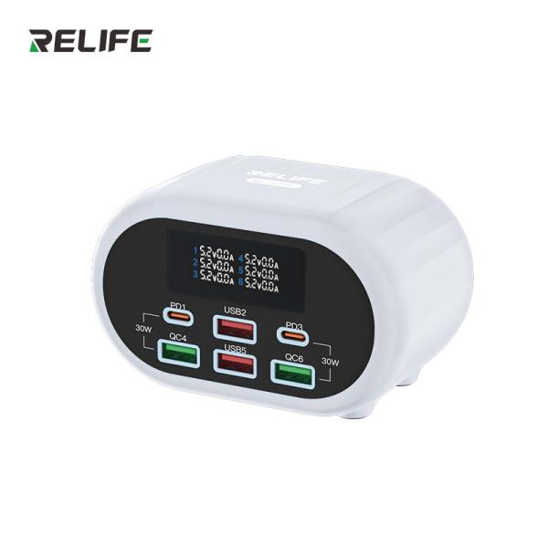 ADAPTADOR CARGADOR RL-309U RELIFE BLANCO 6 USB