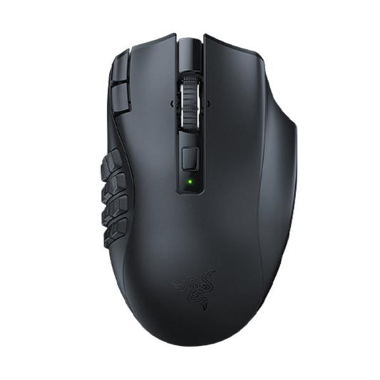 MOUSE GAMING RAZER NAGA V2 HYPERSPEED INALÁMBRICO BLUETOOTH / 2.4 GHZ 30000 DPI RZ01-03600100-R3U1 NEGRO
