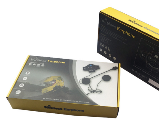 AUDIFONO MANOS LIBRES BLUETOOTH PARA CASCO BT10 NEGRO
