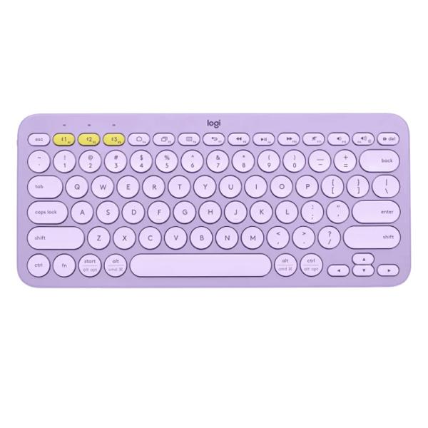 TECLADO LOGITECH K380 MEMBRANA INALÁMBRICO BLUETOOTH ESPAÑOL 920-011150 LILA