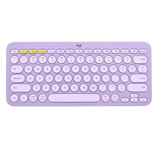 TECLADO LOGITECH K380 MEMBRANA INALÁMBRICO BLUETOOTH ESPAÑOL 920-011150 LILA