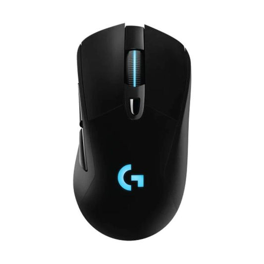 MOUSE GAMING RGB LOGITECH G703 INALÁMBRICO LIGHTSPEED/ ALÁMBRICO USB 25600 DPI 910-005638 NEGRO