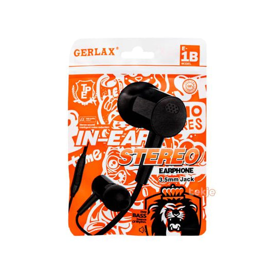 AUDIFONO MANOS LIBRES E1B GERLAX NEGRO