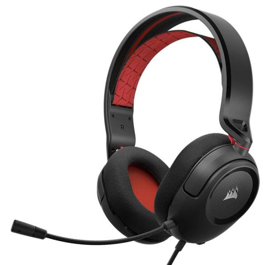 HEADSET GAMING CORSAIR HS35 V2 ALAMBRICO 3.5MM CA-9011384-NA NEGRO/ROJO