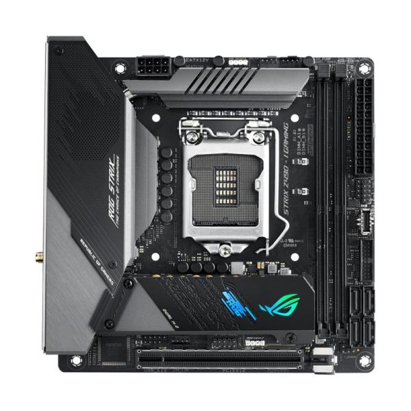 TARJETA MADRE ASUS ROG STRIX Z490-I GAMING LGA1200 MINI-ITX DDR4 NEGRO